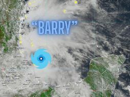 Este sistema mantiene pronóstico de lluvias puntuales extraordinarias en Puebla y Veracruz. ESPECIAL / SMN