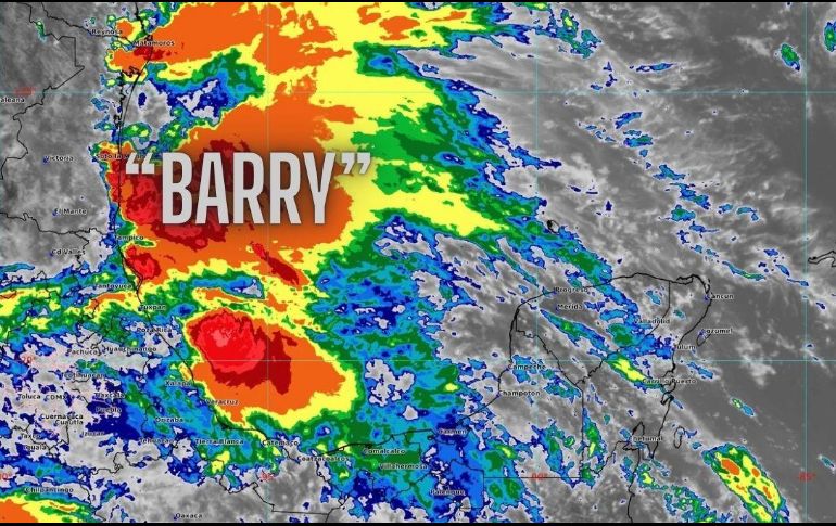 Su centro se localiza a 265 kilómetros al sureste de Tampico, Tamaulipas. ESPECIAL / SMN