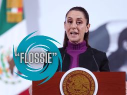 Sheinbaum subrayó que se extiende zona de vigilancia por efectos de tormenta tropical desde Zihuatanejo, Guerrero, hasta Cabo Corrientes, Jalisco. EFE / M. GUZMÁN