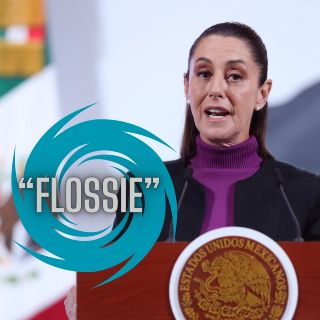 Sheinbaum lanza mensaje a la población por tormenta tropical "Flossie"