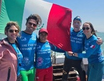 Gerald Urdiales, Pedro Alvarado, Andrea Mariscal, de Monterrey, Nuevo León, y Pouleth Carbajal, de Manzanillo, Colima, superaron la prueba pese a las múltiples complicaciones que conlleva. CORTESÍA.