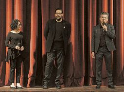 Presentación del programa del Festival de Monólogos Teatro a Una Sola Voz, en Lagos de Moreno. CORTESÍA