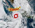 El huracán "Flossie" se desplazará en paralelo a las costas de Michoacán, Colima y Jalisco. ESPECIAL / NOAA