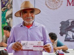 Las y los adultos mayores recibirán un apoyo de 6 mil 200 pesos. CORTESÍA/X/ Ariadna Montiel Reyes. 