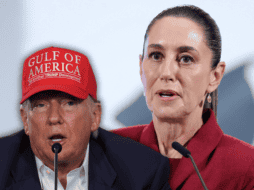 Sheinbaum recordó que su Gobierno ha disminuido el paso de drogas, especialmente las sintéticas y el fentanilo hacia EU. EFE/M. Gumán AP/E. Vucci