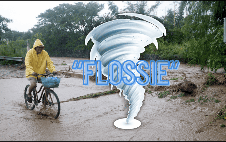 El SMN informó que “Flossie” ahora es huracán de categoría 2 en la escala Saffir-Simpson. NTX / ARCHIVO