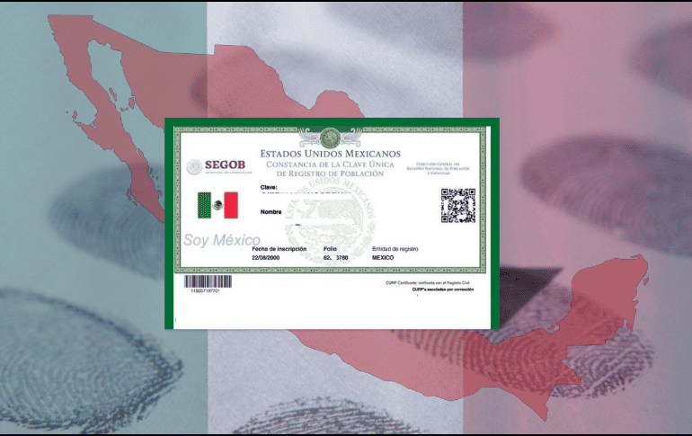 La CURP biométrica será emitida tanto en formato físico como digital, lo cual facilitará su uso en trámites presenciales y en línea. ESPECIAL