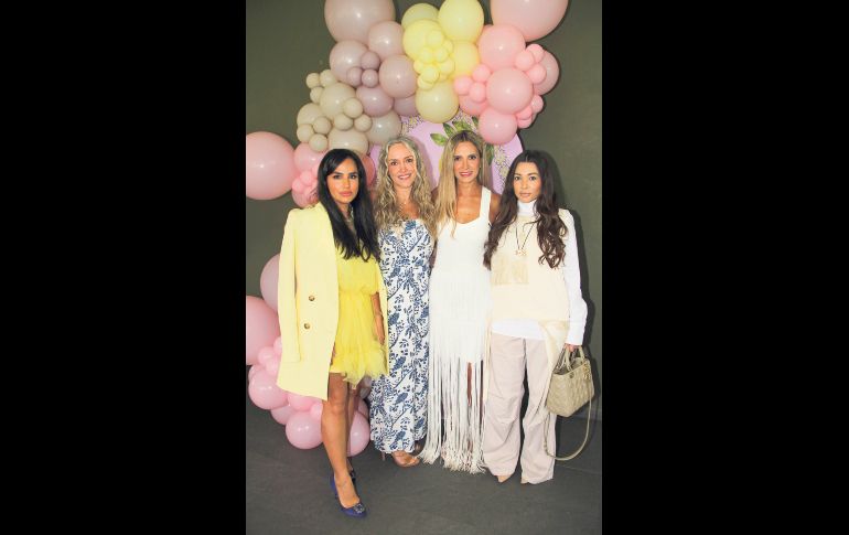 Mónica Ochoa, Ana Lambarri, Paola Pérez y Dany Barragán. GENTE BIEN JALISCO / E. Ecamilla