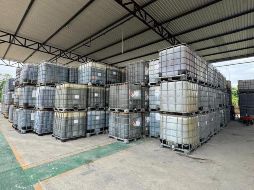 En las imágenes difundidas se observa a personal de la FGR y la Secretaría de la Defensa Nacional (Sedena) en el lugar del aseguramiento, así como los paquetes con la droga sintética. ESPECIAL/X/ @OHarfuch.