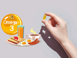 Aunque los suplementos de Omega 3 son una excelente opción para apoyar la salud general, tomarlos en ayunas puede reducir su efectividad y provocar incomodidad digestiva.  CANVA