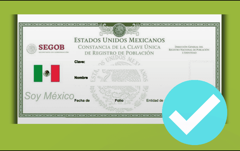 Descubre los elementos que debe contener tu CURP para que sea certificada. ESPECIAL