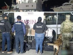 Este importante aseguramiento fue llevado a cabo en Encenada, Baja California, con equipo cacnino espcializado. ESPECIAL