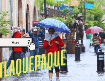 En el pequeño y encantador Pueblo Mágico de Tlaquepaque, la lluvia llegará con cierta furia. EL INFORMADOR / ARCHIVO