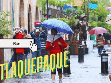 En el pequeño y encantador Pueblo Mágico de Tlaquepaque, la lluvia llegará con cierta furia. EL INFORMADOR / ARCHIVO