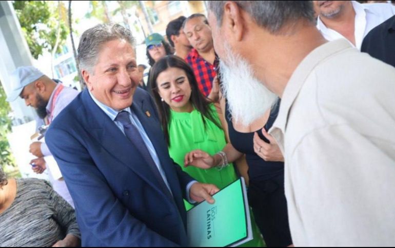 El presidente municipal Juan José Frangie entregó la obra a los vecinos. X/JuanJoseFrangie