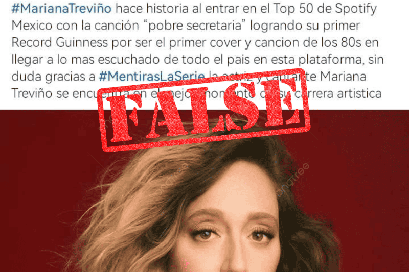  Noticia falsa. ESPECIAL