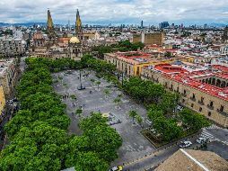 La primera etapa se enfocará en espacios emblemáticos como Plaza de la Liberación, Plaza Fundadores y la Fuente Cabañas. EL INFORMADOR/ ARCHIVO.