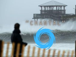 La tormenta se encontraba unos 112 kilómetros al este de Charleston, Carolina del Sur, la madrugada del domingo. AFP