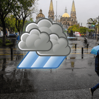 ¡Prepárate para mojarte! Habrá TORMENTA en Guadalajara a la tarde