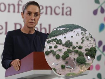 Sheinbaum detalló que localizaron el cuerpo del mexicano, pero que la mujer que lo acompañaba sigue desaparecida. SUN / C. MEJÍA / EFE / GUARDIA COSTERA