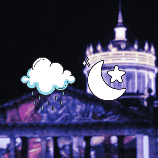 Cielo lluvioso en Guadalajara esta noche del 8 de julio