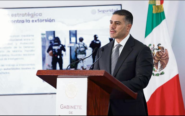 Anunció los primeros resultados de la Estrategia contra la Extorsión. ESPECIAL