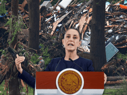 La Presidenta mexicana, Claudia Sheinbaum, reconoció el esfuerzo del equipo de rescate. AP / EFE / ARCHIVO