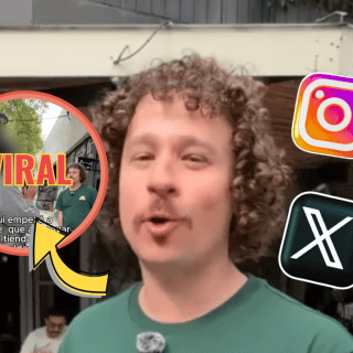 Luisito Comunica pelea con una mujer por marcha anti gentrificación | VIDEO