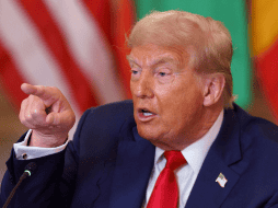 Trump explicó que su gobierno trabaja en una legislación que permitiría a ciertos migrantes indocumentados permanecer en Estados Unidos para laborar en granjas. EFE/W. Oliver