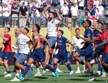 El equipo de Luis Enrique dejó al conjunto merengue sin respuesta. EFE/ J. LANE.