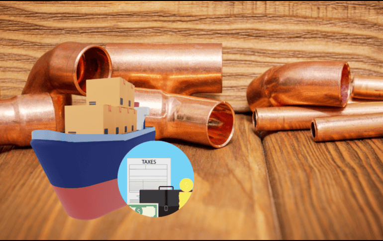 Durante los primeros cinco meses de 2025, las importaciones estadounidenses de cobre aumentaron un 73%, alcanzando los 10 mil 440 millones de dólares. CANVA