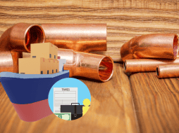 Durante los primeros cinco meses de 2025, las importaciones estadounidenses de cobre aumentaron un 73%, alcanzando los 10 mil 440 millones de dólares. CANVA