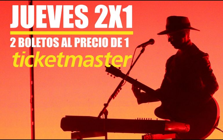Revisa la lista de TODOS los conciertos que están al 2x1 en Ticketmaster hoy jueves 10 de julio. EL INFORMADOR / ARCHIVO