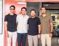 Javier Martínez, Roberto Quiñones, Andrés Esqueda y Diego Partida. GENTE BIEN JALISCO / A. Rodríguez