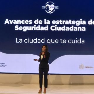 Vero Delgadillo presume baja en delitos en Guadalajara