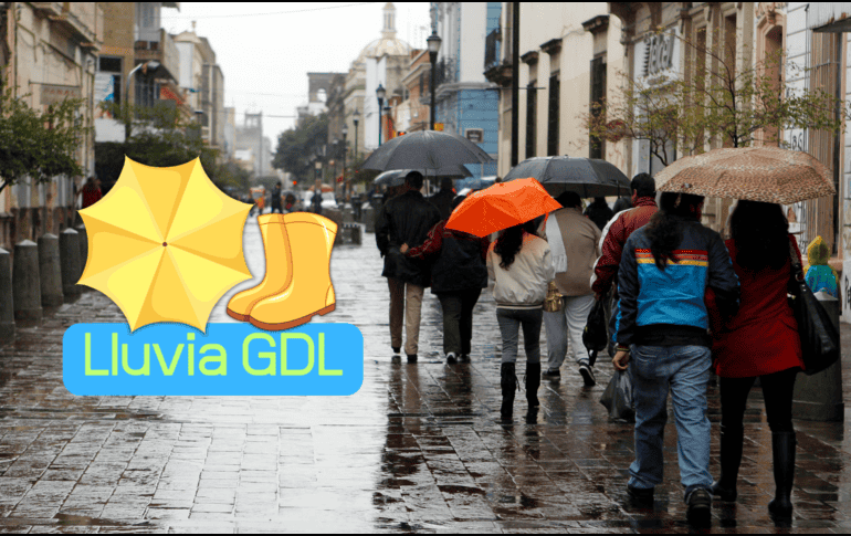 La probabilidad de lluvia para Guadalajara este jueves es del 45% de forma generalizada, hasta el momento. EL INFORMADOR / ARCHIVO