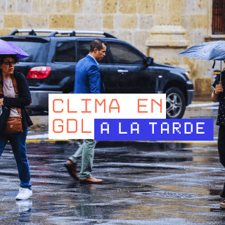 Lluvia tormentosa podría desmoronarse en Guadalajara a la tarde