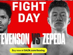 El Camarón Zepeda quiere el cinturón peso ligero de Shakur Stevenson. X/DAZNBoxing