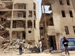 Imagen del 26 de junio de 2025 de un edificio dañado por un bombardeo israelí en Teherán. EFE/EPA/A. Taherkenareh