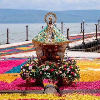 Feligreses celebran 70 aniversario de la visita de la Virgen de Zapopan a Chapala