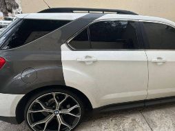 El vehículo localizado es una camioneta tipo SUV de la marca Chevrolet, Equinox, modelo 2010 en color blanco con placas del Estado de Chihuahua. CORTESÍA