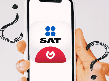 El objetivo de SAT Móvil es poner en tus manos, de forma fácil y segura, múltiples trámites fiscales. ESPECIAL / Canva