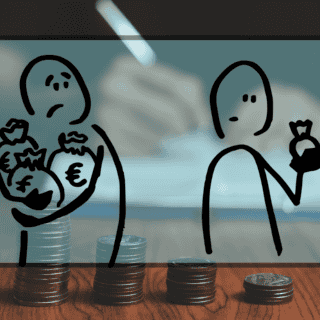 Percibir la desigualdad económica reduce la felicidad, según estudio