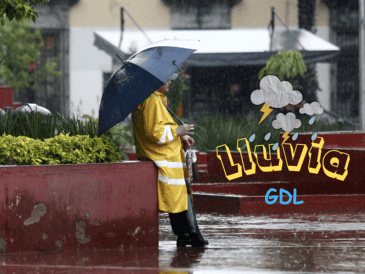 Las lluvias más fuertes que se esperan para el miércoles serán más fuertes por la tarde y noche. EL INFORMADOR / ARCHIVO