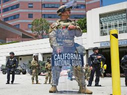 La misión de las tropas fue proteger edificios federales y apoyar a las fuerzas del orden. AP