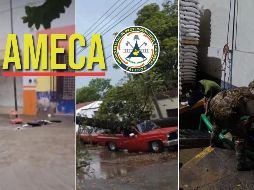 Así sufrió Ameca los distintos destrozos provocados por la lluvia del día de ayer. ESPECIAL