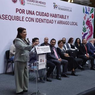 Clara Brugada presenta plan con 14 acciones contra la gentrificación en CDMX