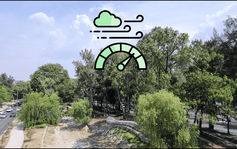 El índice de aire y salud marca los puntos en color verde. EL INFORMADOR / ARCHIVO