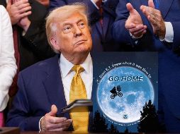 El Departamento de Seguridad Nacional compartió este miércoles en sus redes sociales una imagen generada por inteligencia artificial del icónico personaje E.T. EFE/A. SCHWARTZ