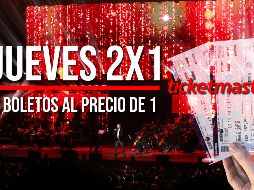 Revisa la lista de TODOS los conciertos que están al 2x1 en Ticketmaster hoy jueves 10 de julio. EL INFORMADOR / ARCHIVO